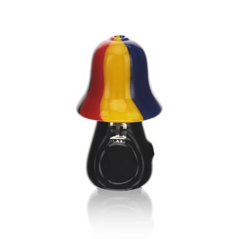 BSH01 Rainbow Wig Wag Mushroom Pipe in color 1