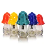 BSH06 Rainbow Mushroom Hand Pipe all colors
