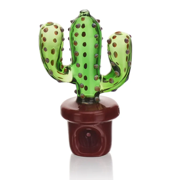 Bonsai Transparent Cactus Hand Pipe in color option 4