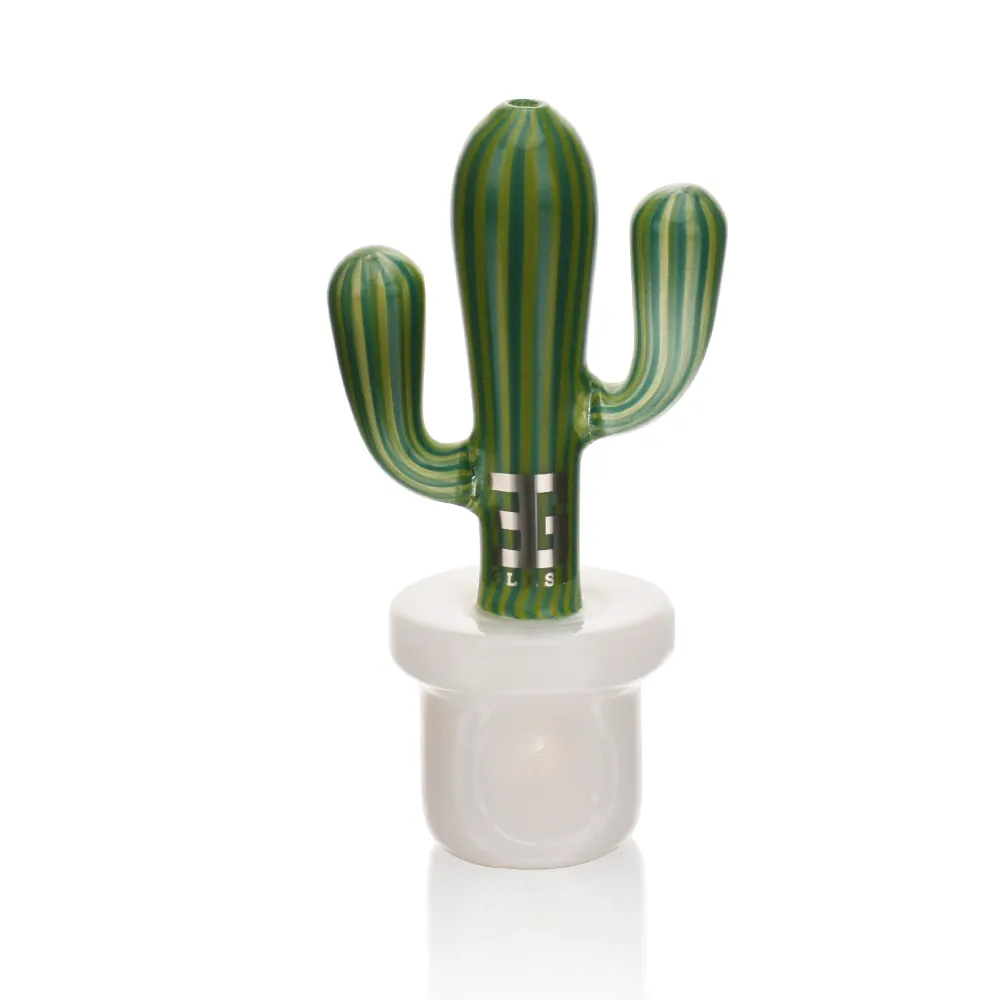 BSH15 Potted Wig-Wag Cactus Hand Pipe in color option 1