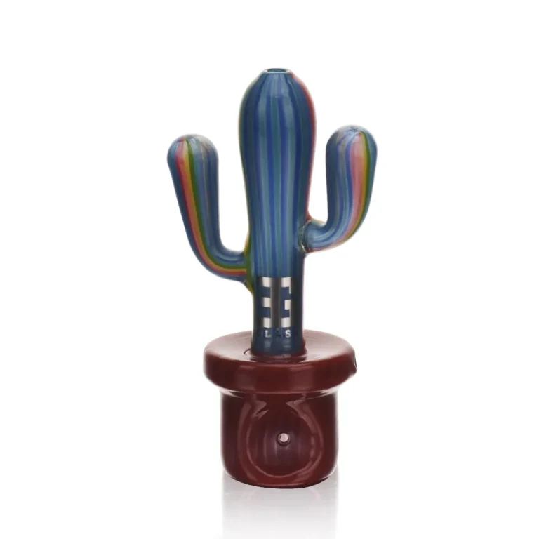 BSH15 Potted Wig-Wag Cactus Hand Pipe in color option 2