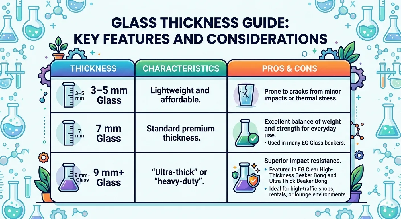 Borosilicate Glass Explained Table