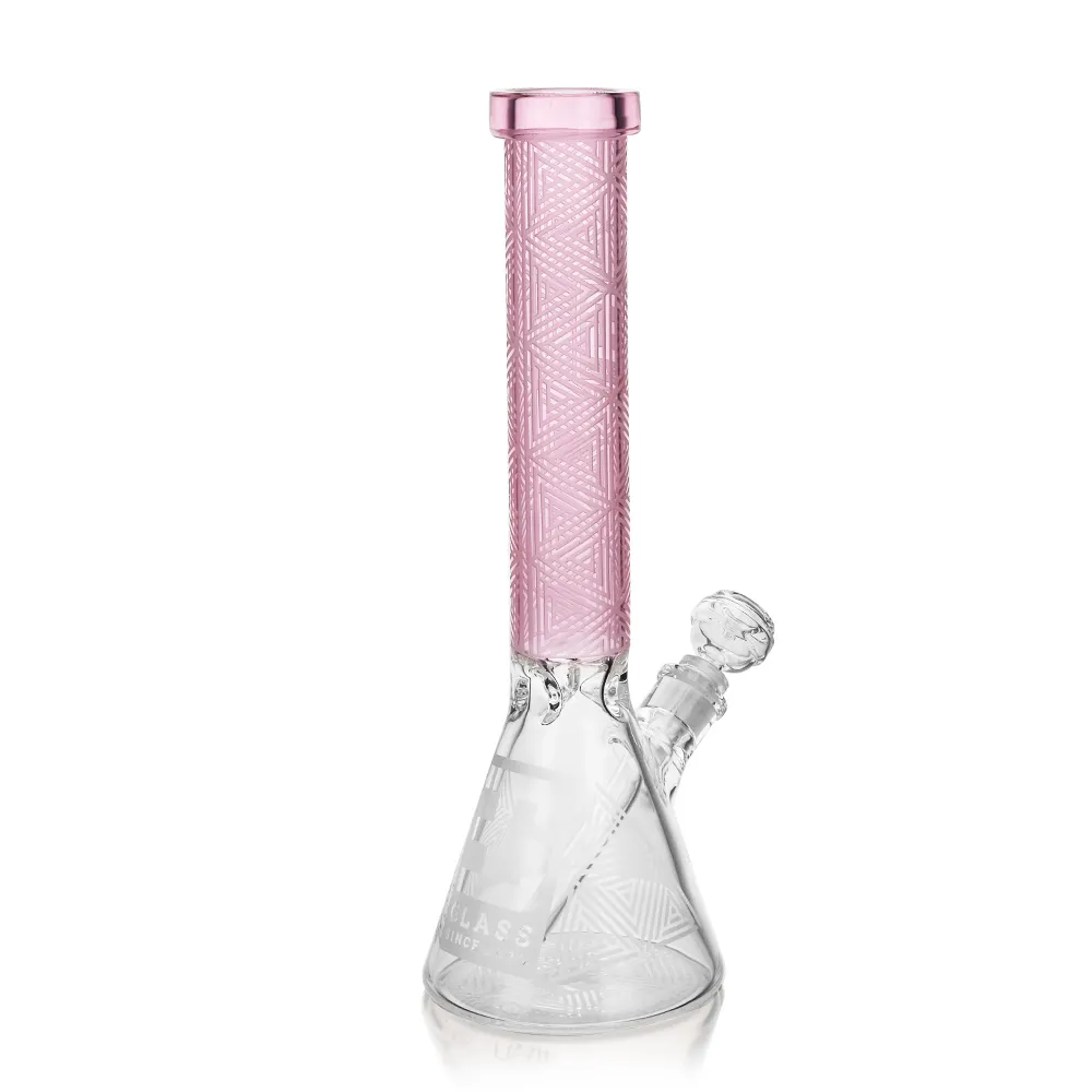 EG-04 EG Triangle Beaker in Transparent Pink color