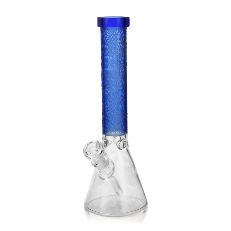 EG-05 EG Slyme Leaf Beaker in Transparent Blue color