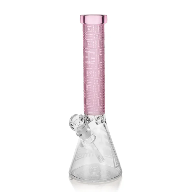 EG-07 EG Square Beaker in Transparent Pink color