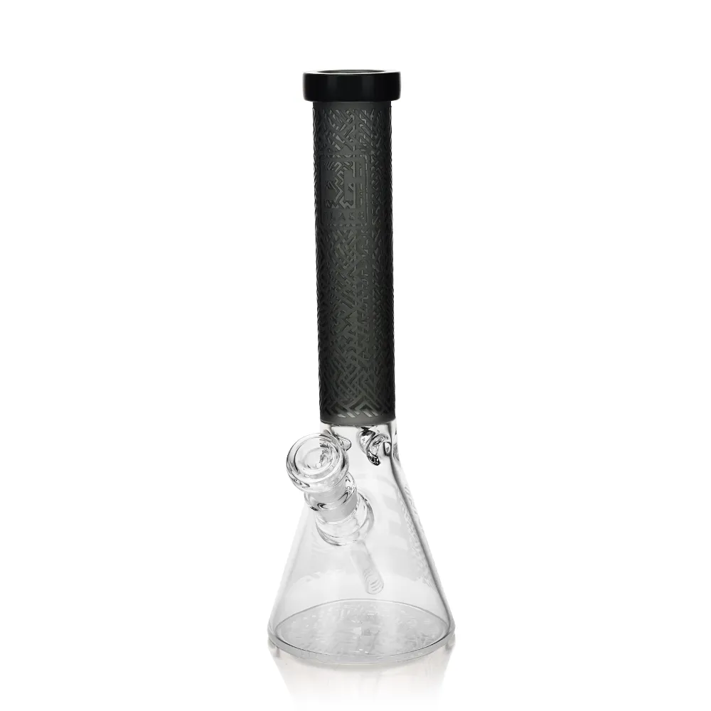 EG-08 EG Maze Beaker in Transparent Black color