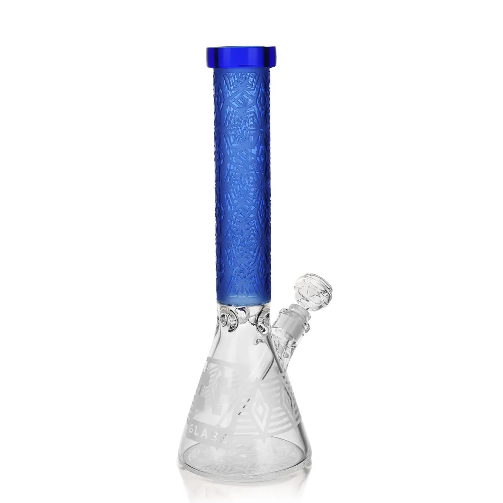 EG-09 EG Diamond Beaker in Transparent Blue color
