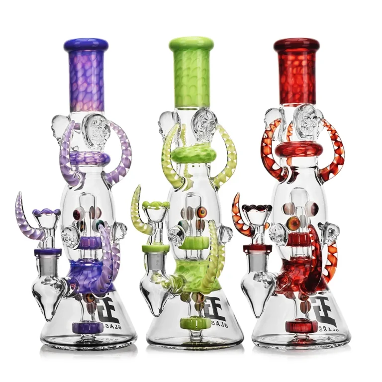 EG-100 Evil Skull Eyes Beaker Bong all colors