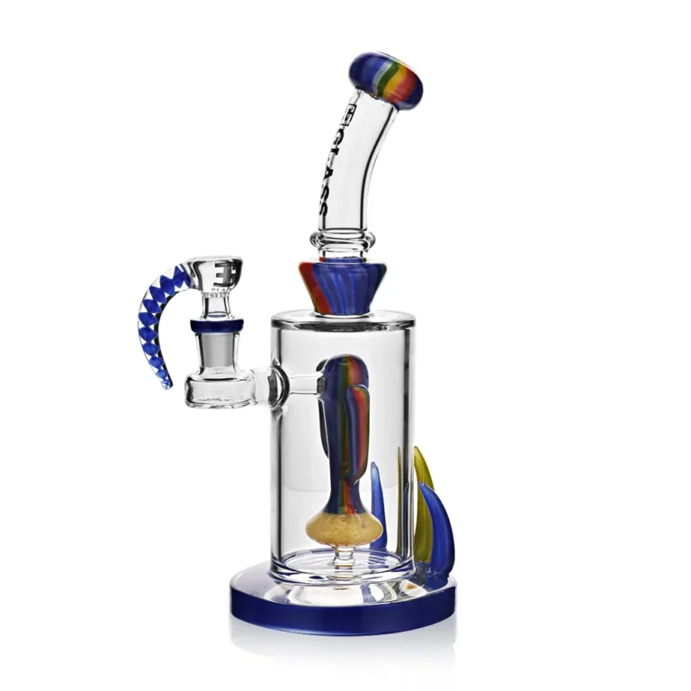EG-13 Solid Colors Cactus Dab Rig in blue color