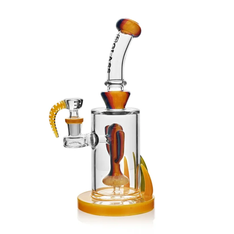 EG-13 Solid Colors Cactus Dab Rig in yellow color