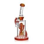 EG-13 Solid Colors Cactus Dab Rig in red color