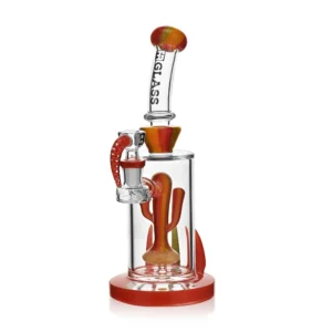 EG-13 Solid Colors Cactus Dab Rig in red color