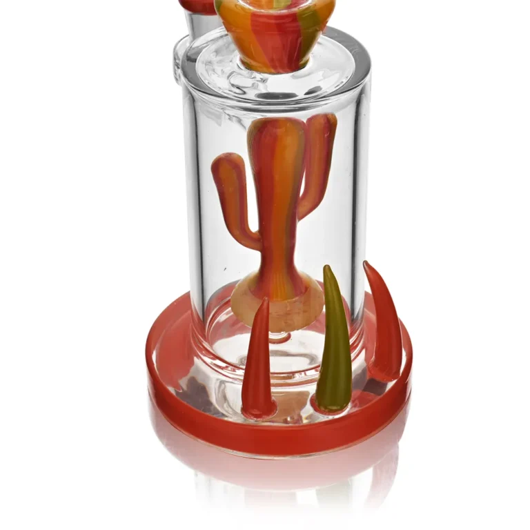 the perc of EG-13 Solid Colors Cactus Dab Rig