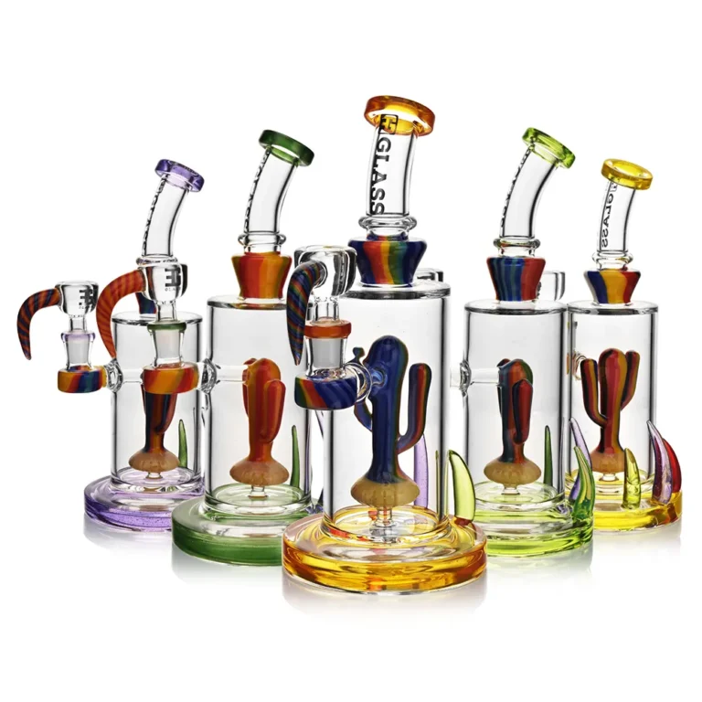 EG-14 EG Glass Cactus Dab Rig all colors