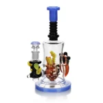 EG-65 Cactus Curve Dab Rig in blue color