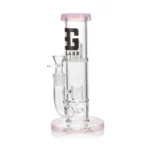 EG-66 EG Heavy Double Perc Straight Tube Bong in color option 2