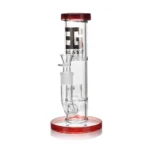 EG-66 EG Heavy Double Perc Straight Tube Bong in color option 3