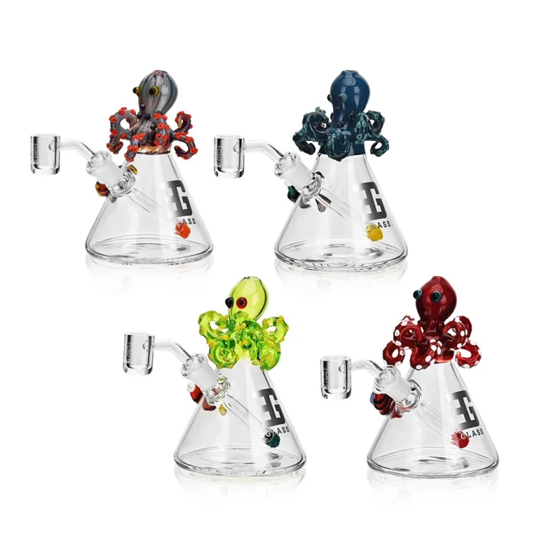 EG-80 EG Mini Octopus Head Dab Rig all colors