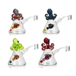 EG-80 EG Mini Octopus Head Dab Rig all colors