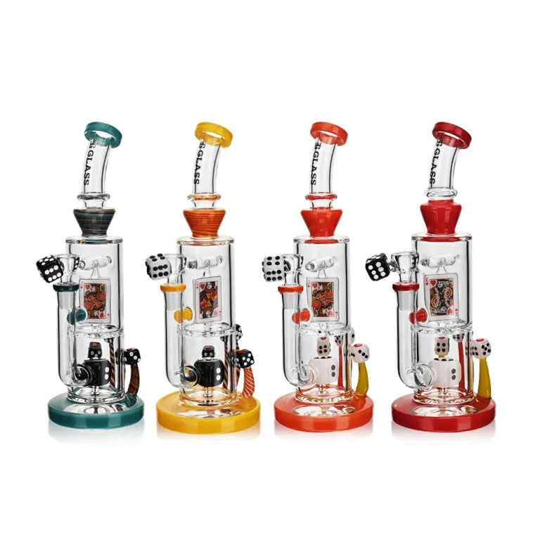 EG-88 EG Spinning Poker Face Dab Rig all colors