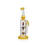 EG-89 EG Glass 10.5 Inch Spaceship Dab Rig in yellow color