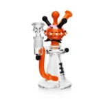 EG-96 EG Glass UFO Dab Rig in orange color