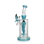 EG-92 EG Glass Spicy Chili Dab Rig in green color