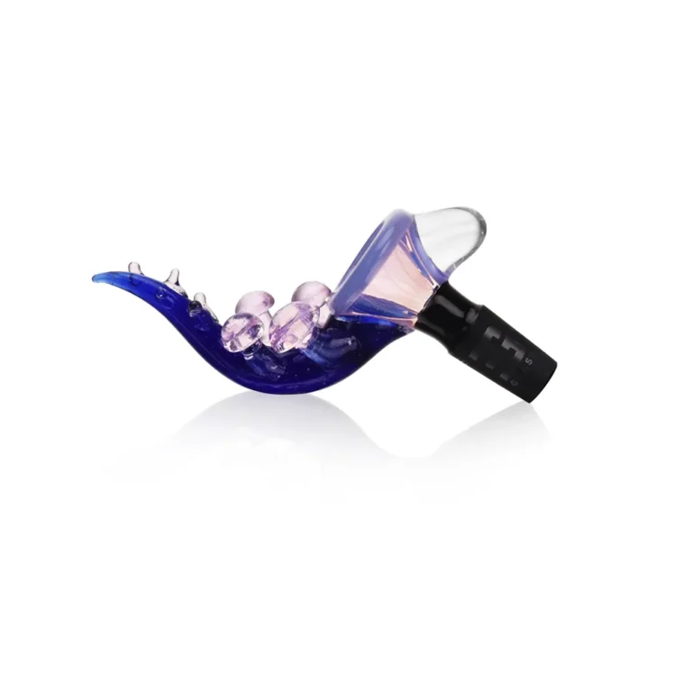 EGB43 EG Glass Pure Mushroom Handle Glass Bowl in color option 2