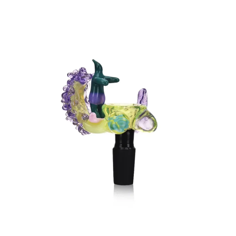 EGB46 EG Glass Surfing Handle Bong Bowl in color option 2