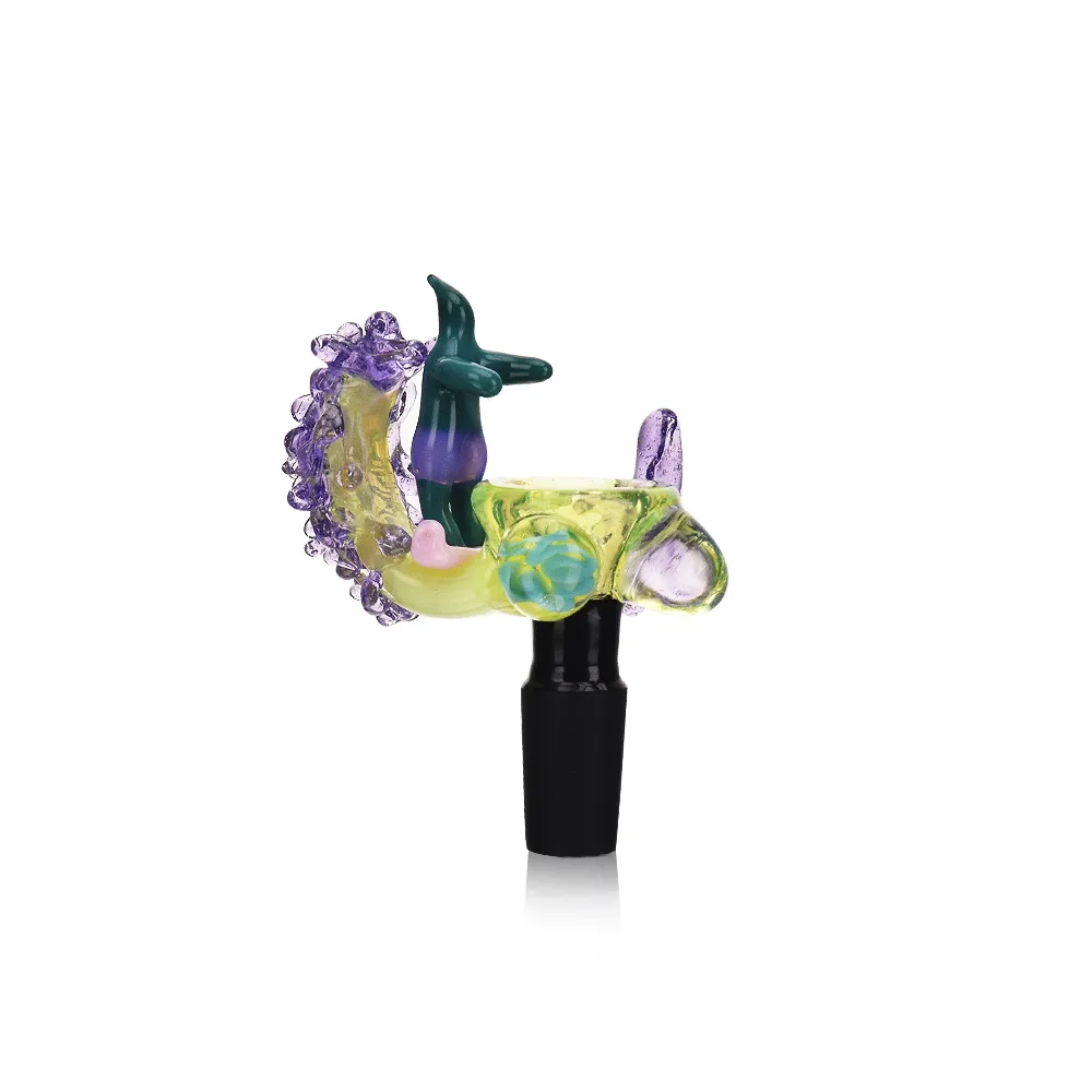 EGB46 EG Glass Surfing Handle Bong Bowl in color option 2