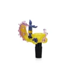 EGB46 EG Glass Surfing Handle Bong Bowl in color option 4