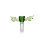 EGB48 EG Glass Angel Wings Glass Bowl in green color
