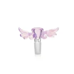 EGB48 EG Glass Angel Wings Glass Bowl in purple color