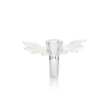 EGB48 EG Glass Angel Wings Glass Bowl in white color