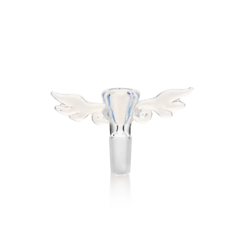 EGB48 EG Glass Angel Wings Glass Bowl in white color