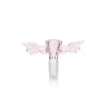 EGB48 EG Glass Angel Wings Glass Bowl in pink color