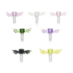 EGB48 EG Glass Angel Wings Glass Bowl all colors