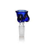 EGB50 Breast Design Glass Bong Bowl in transparent blue color
