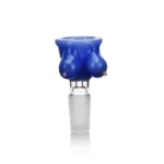 EGB50 Breast Design Glass Bong Bowl in blue color