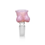 EGB50 Breast Design Glass Bong Bowl in pink color