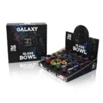 EGBD01 EG Galaxy Glass Bowls all colors with display box all sides