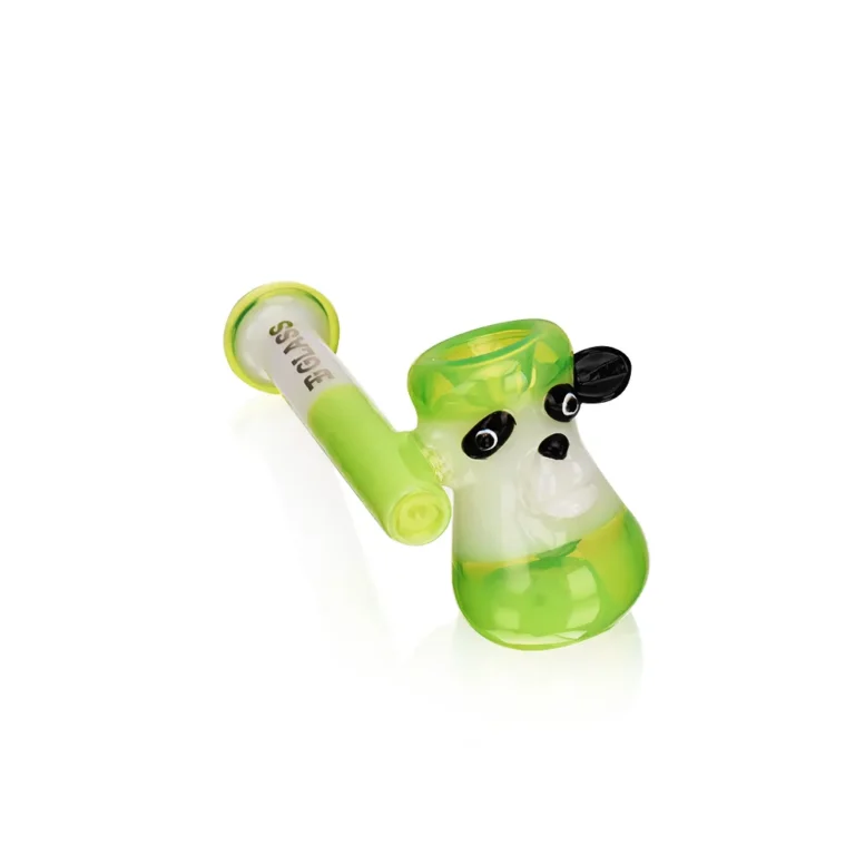 EGH30 Colorful Panda Glass Hammer Pipe in color option 2