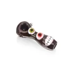 EGH31 4.5" EG Double Monster Eyeballs Hand Pipe in color option 1