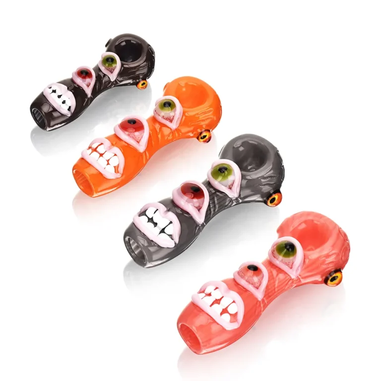 EGH31 4.5" EG Double Monster Eyeballs Hand Pipe all colors