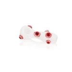 EGH34 EG Monster Solid Red Eyeballs Hand Pipe in color option 1