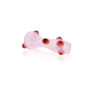 EGH34 EG Monster Solid Red Eyeballs Hand Pipe in color option 3