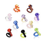 EGH40 EG 1.6 Inch Rich Colors Mini Glass Pipe Ring all colors