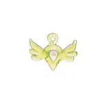 EGP01 EG Angel Wing Pendant Glass Accessory in yellow color