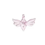EGP01 EG Angel Wing Pendant Glass Accessory in pink color