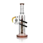 EG-37 EG Dual Bullet Perc Straight Tube Bong in color option 2